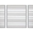 50 mm Alu. persienne - Farve 0150p - Med grå brede stigebånd