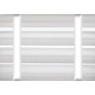 50 mm Alu. persienne - Farve 0150p - Med hvide brede stigebånd