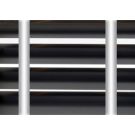 50 mm Alu. persienne - Farve 1858 - Med grå brede stigebånd