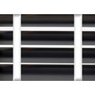 50 mm Alu. persienne - Farve 1858 - Med hvide brede stigebånd