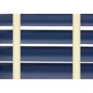 50 mm Alu. persienne - Farve 2251 - Med beige brede stigebånd