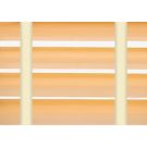 50 mm Alu. persienne - Farve 4156 - Med beige brede stigebånd