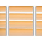 50 mm Alu. persienne - Farve 4156 - Med grå brede stigebånd