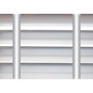 50 mm Alu. persienne - Farve 7010 - Med grå brede stigebånd
