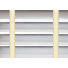 50 mm Alu. persienne - Farve 7010p - Med beige brede stigebånd