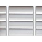 50 mm Alu. persienne - Farve 7010p - Med grå brede stigebånd