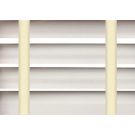 50 mm Alu. persienne - Farve 7113 - Med beige brede stigebånd