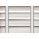 50 mm Alu. persienne - Farve 7113 - Med grå brede stigebånd