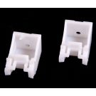 Loft- & vægbeslag til foldegardiner med snortræk