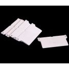 Bundvægte til 89 mm lamelgardin - Sort