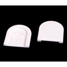 Dækkapper til rullegardin beslag - Hvid