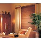 27 mm Træpersienne. Farve: Mahogni