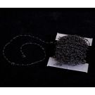 Bundkæde til 89 mm lamelgardin - Sort