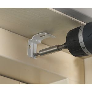 Loft- & vægbeslag til foldegardiner med kædetræk