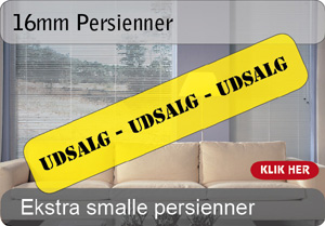 16mm alu persienner 16mm alu persienner