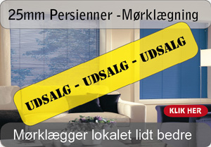 25mm Mørklægningspersienner 25mm Mørklægningspersienner