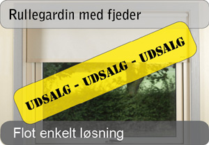 Rullegardiner med fjeder