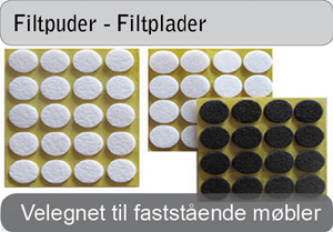 Filtpuder og filtplader