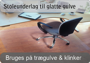 Stoleunderlag til glatte gulve