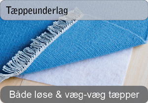 Underlag til t&aelig;pper