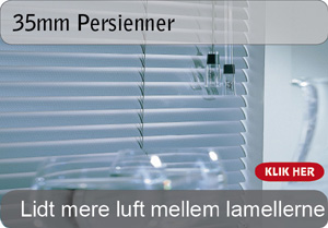 35mm Aluminiumspersienner 35mm Aluminiumspersienner