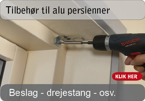 Tilbehør til persienner Tilbehør til persienner