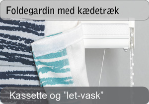 Foldegardiner med k&aelig;detr&aelig;k