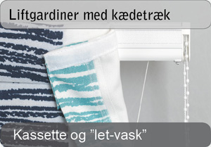 Liftgardiner med kædetræk Liftgardiner med kædetræk