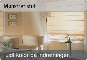 Mønstret foldegardiner Mønstret foldegardiner