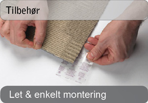 Tilbeh&oslash;r til t&aelig;ppefliser