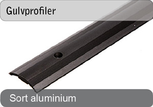 Overgangsprofil - Sort