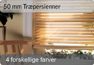 50mm Træpersienner - Standardmål 50mm Træpersienner - Standardmål