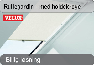 VELUX rullegardiner med holdekroge