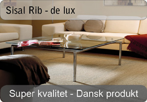 Sisaltæppe - Sisal Rib Sisaltæppe - Sisal Rib