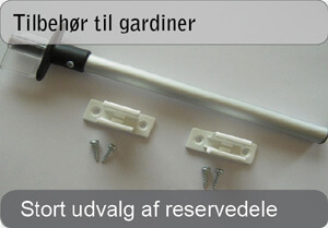 Tilbeh&oslash;r til gardiner
